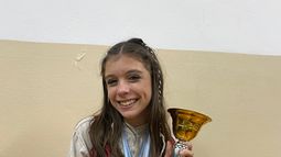 Amaia, la sanjuanina que se consagró campeona del Torneo Argentino de Artes Escénicas