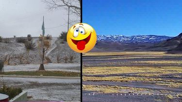 Clima loco en la cordillera: nieva en Barreal y hay sol en Veladero