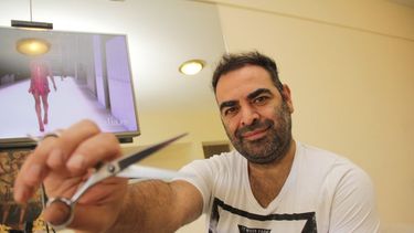 El peluquero de Moria y los Caniggia regresó a San Juan