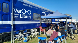 La llegada del Tren del Ministerio de Capital Humano y dónde y cuándo prestará servicio en San Juan.&nbsp;