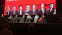 En la Expo San Juan Minera 2026, líderes del sector coincidieron en que el cobre marcará una transformación histórica y que la estabilidad será clave para sostener el crecimiento. En la Expo San Juan Minera 2026, líderes del sector coincidieron en que el cobre marcará una transformación histórica y que la estabilidad será clave para sostener el crecimiento.