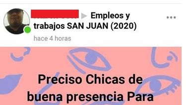 Escrachan a un hombre que ofrecía trabajo a cambio de videos: pedía chicas de mente abierta