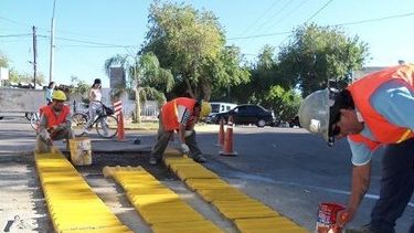 En Santa Lucía ejecutan un plan de reconstrucción de los derivadores