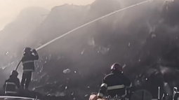 Video: así quedó la Planta Recicladora de Jáchal, tras el incendio Video: así quedó la Planta Recicladora de Jáchal, tras el incendio