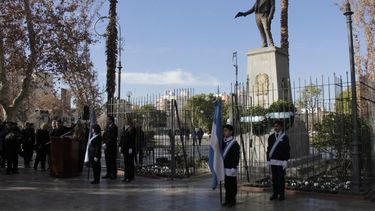 En la plaza que lleva su nombre, un homenaje a Laprida