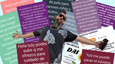 El Tuti García es una máquina de generar movidas solidarias desde la buena onda