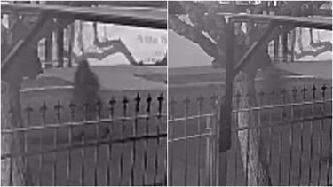 ¿Apareció un fantasma en Chimbas? El video que muestra la sorpresiva desaparición de un hombre