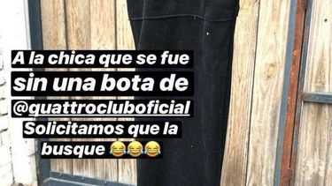 Te contamos el final: cómo llegó la misteriosa bota a un boliche sanjuanino