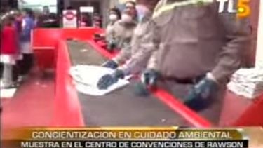 En Rawson aprenden a cómo cuidar el ambiente con una muestra