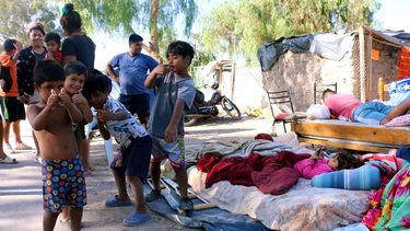 La cruda realidad del asentamiento Pellegrini, uno de los sitios más afectados en San Juan