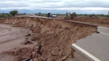 Así quedó, después de reparada, la ruta a Chepes