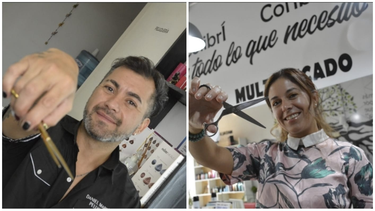 Los responsables de embellecer cabelleras sanjuaninas: peluqueros, artistas y ¿psicólogos?