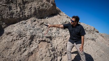 A 25 kilómetros de la ciudad y sobre la vera de la ruta: viaje al corazón de la falla que causó el terremoto del ´44