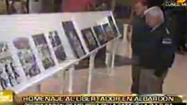 En Albardón homenajearon a San Martín con una muestra