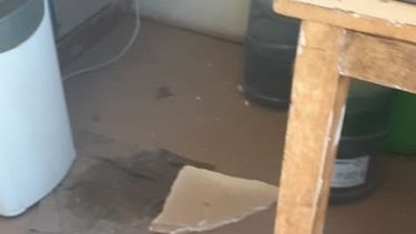 Pudo ser una tragedia: se cayó parte del techo de la Escuela de Música