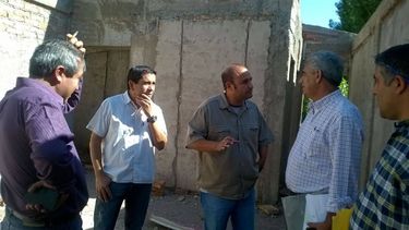 Luego de las lluvias, Allende visitó Calingasta para asistir a los vecinos