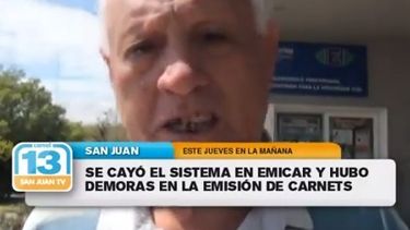 Estallaron los reclamos en Emicar por la caída del sistema