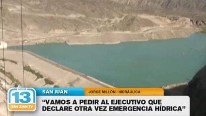 Hidráulica pedirá nuevamente la emergencia hídrica