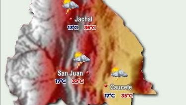 Fin de semana con calor y agua