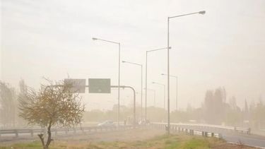 Viento Zonda en San Juan.