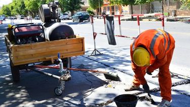 Siguen los arreglos de cordón cuneta y rampas en calles capitalinas