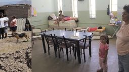 Las dos caras de la lluvia: Quienes no abandonan sus casas y los evacuados