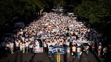 Masivo pedido de justicia por la muerte de Lucía Rubiño en el microcentro sanjuanino