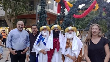 Los Reyes Magos llegaron a la Peatonal de San Juan
