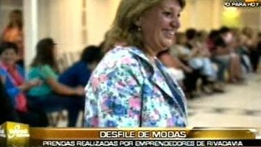 Desfile de diseñadores de Rivadavia: Se sumó hasta la intendenta