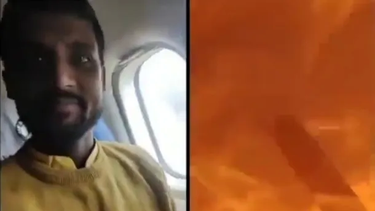 Video: así fue la caída del avión en Nepal filmada desde adentro