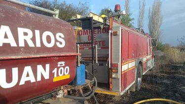 Crisis en bomberos de Caucete: en una semana no pudieron trabajar en 30 incendios