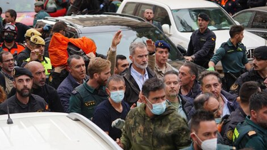 El rey Felipe fue increpado en algunas zonas afectadas por la DANA.