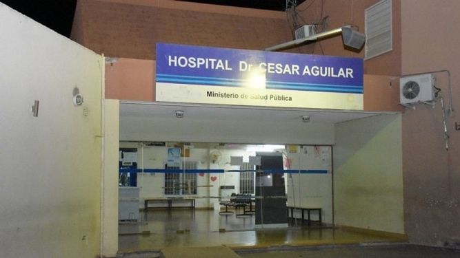 La mujer tras ser atacada en el barrio Enoé II fue enviada de urgencia al Hospital César Aguilar de Caucete.&nbsp;