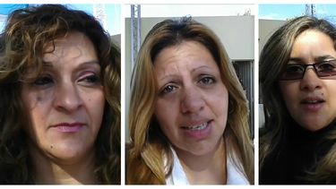 Las mujeres que iniciaron los rezos el día del accidente se emocionaron al ver a Gioja