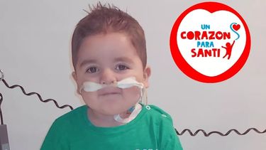 El video más emotivo: así entraba Santi Luna a recibir su trasplante de corazón