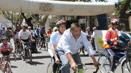Con gran convocatoria se realizó la primera bicicleteada inclusiva