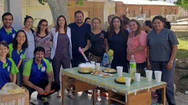 Un Papá Noel muy especial: ex futbolista sanjuanino llenó de alegría a los hijos de la cárcel