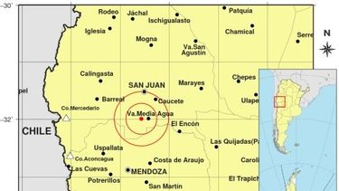 Un nuevo temblor sacudió a San Juan: el epicentro fue en el mismo sitio del terremoto