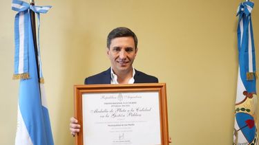 San Martín recibió un reconocimiento nacional por la gestión municipal