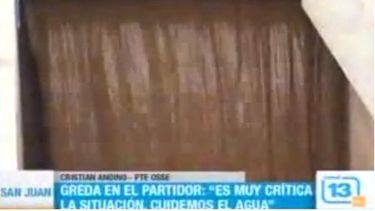 Andino sobre el agua turbia: es una cuestión de la naturaleza que no se puede manejar