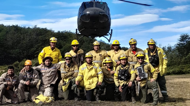 Bomberos sanjuaninos continúan en el frente de lucha contra los incendios de la Patagonia