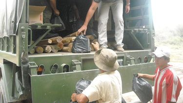 Gobierno asistió a las comunidades aborígenes afectadas por la lluvia