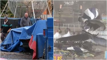 Lo que el viento se llevó... y también rompió: el antecedente del destrozo de la carpa del circo en San Juan