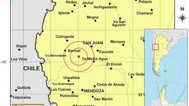 Dos sismos movieron el suelo sanjuanino, el epicentro cerca de la zona donde fue el terremoto