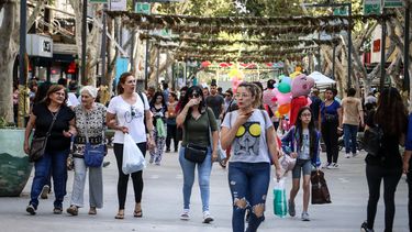 El centro sanjuanino, estallado por las compras de último momento