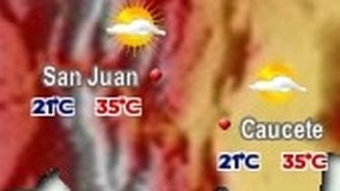 Alta temperatura y posibilidades de lluvia