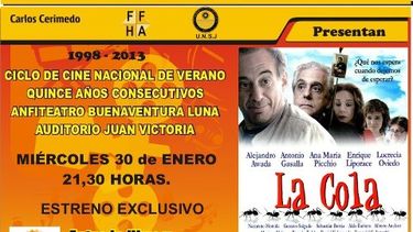 El ciclo de cine nacional festeja con un estreno