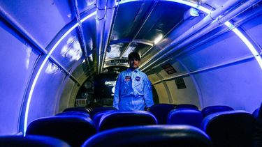 Agustín Homedes, uno de los encargados de la expedición. Fotos: Leandro Porcel.