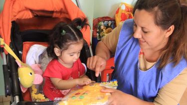 Transformaron los jardines de cosecha en Centros de Desarrollo Infantil