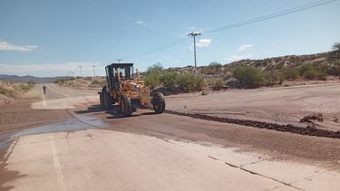 Por las lluvias, debieron mejorar el estado de calles de cinco departamentos de San Juan.
